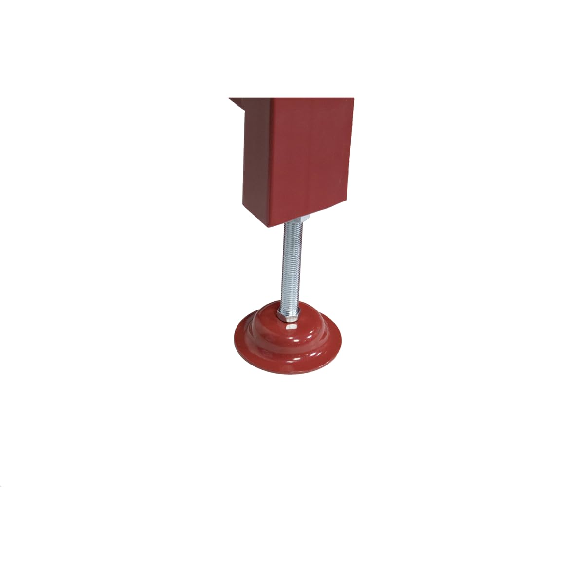 K Tool International 75111 60" x 34" Heavy Duty Work Table for Garages, Repair Shops and DIY, 1200 lb., 31" Height, Raised Edges, Bottom Shelf, Leveling Feet, 13 Gauge Steel, Powder Coated Finish, Red