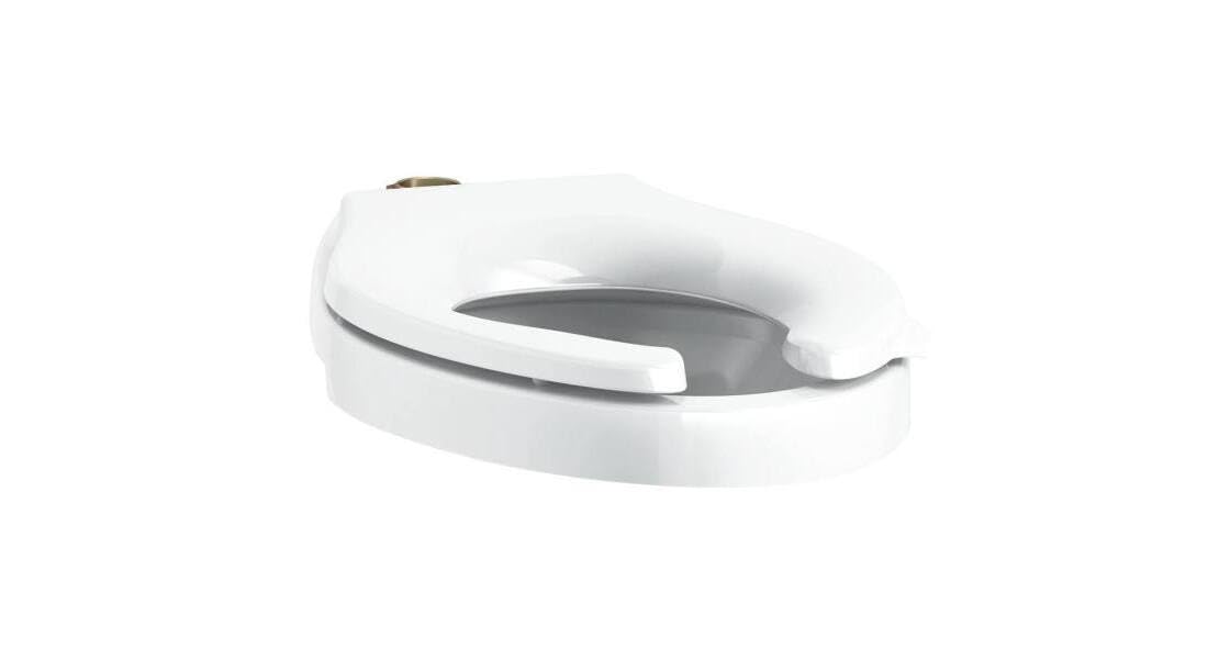 Ultra ADA-height flushometer bowl with top spud