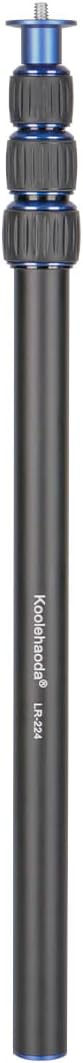 koolehaoda 40inch LR-224 Camera Monopod Tripod Extender Rod, Aluminium Center Column Gimbal Extension Pole Telescopic