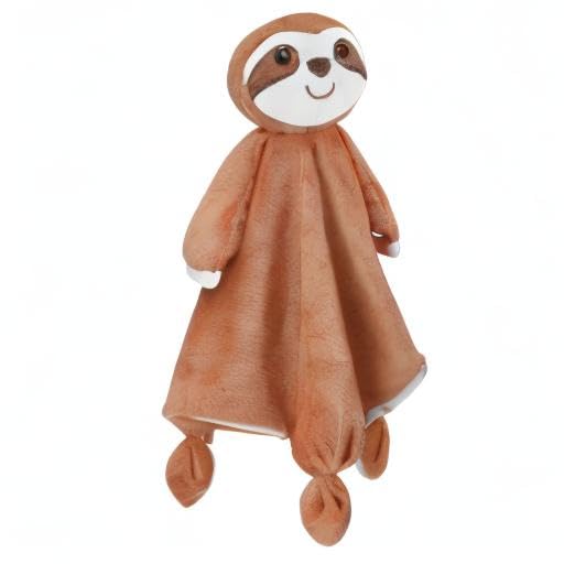 Pro Goleem Sloth Security Blanket - Soft Lovey for Babies | 14-Inch Snuggle Toy & Gift