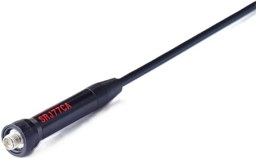 Diamond Antenna SRJ77CA 144/430 Dual-Band MHz HT Antenna for Handheld Radios High-Gain VHF/UHF Portable Antenna