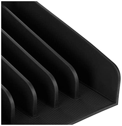 iDesign The Sarah Tanno Collection Silicone Makeup Palette Holder and Cosmetic Organizer, Black
