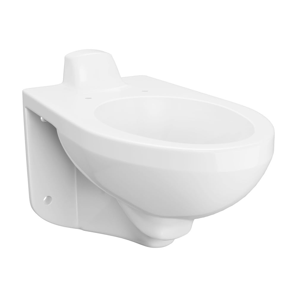 PROFLO PF1732 Wall Mounted Flush Valve Elongated Toilet Bowl Only - White