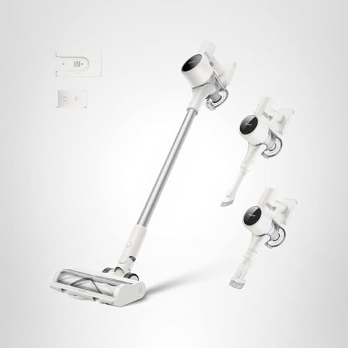 DREAME Cordless Vacuum Cleaner R10 Pure, 120AW Powerful Suction, Stick Vacuum Cleaner for Home, Anti-Tangle, LED Headlights, Up to 60 Mins Runtime, Lightweight for Carpet, Hard Floor, Pet Hair