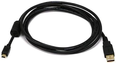 15-Feet 2.0 5pin 28/24AWG (105450) Monoprice USB A Male to Mini-B Male Cable with Ferrite Core (Gold Plated)