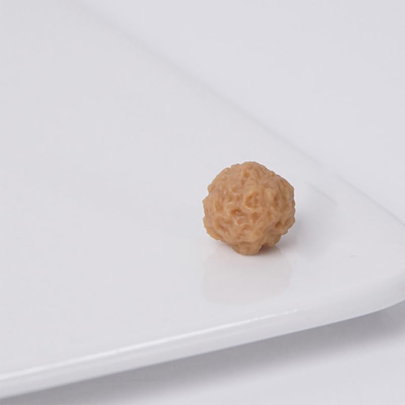 (10Pcs) Alasum Realistic PVC Beef Meatball Model for Kitchen Decoration, Artificial Meatball Display Plaything