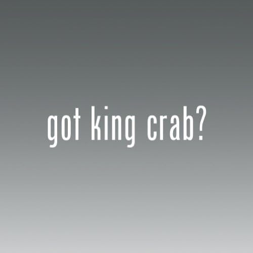 Decal Savers TM Got King Crab -die Cut - Vinyl- Die Cut Decal Bumper Sticker for Windows, Cars, Trucks, Laptops, Etc.