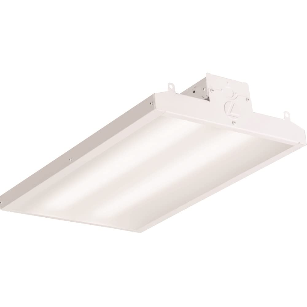 Lithonia Lighting I-BEAM LED High Bay Light, Ceiling Lighting Fixture, 12,000 Lumens, 4000K Cool White, Dimmable LED Shop Lights for Warehouse, Garage, Work Light, MVOLT 120-277V (IBE 12LM MVOLT 40K)