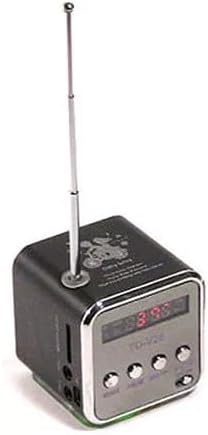 Longben MP3 Bluetooth Speaker,Digital Mini Portable FM Radio Radio mini Speaker USB SD TF Card Audio Player (Black)