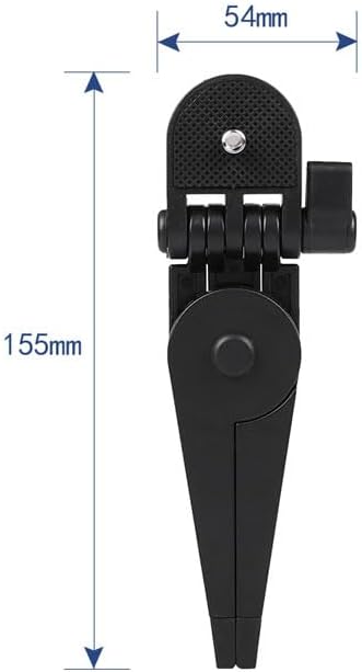 Reflex Camera 1/4''-20 Mini Portable Folding Tripod with Screw Mount Adapter - ABS Plastic Stabiliser Stand for Action
