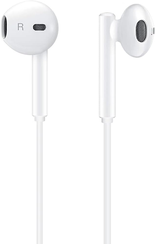 2 Pack 3.5mm 3.5mm Premium in-Ear Headphones with Plug: Control Music, Phone Calls & Volume with Built-in Remote