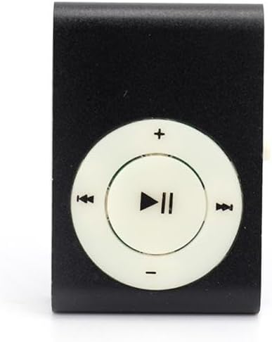 Qudinip MP3 MP3 2.0 3.5mm Player, Mini Music Player, Portable Player with Clip No Built - in Memory Support TF Card USB