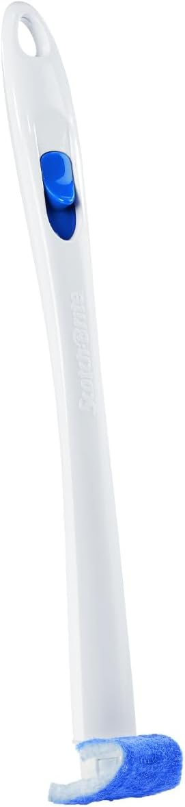 Scotch-Brite Toilet Scrubber Starter Kit - Disposable Refills with Bleach Alternative | Includes 1 Handle & Caddy