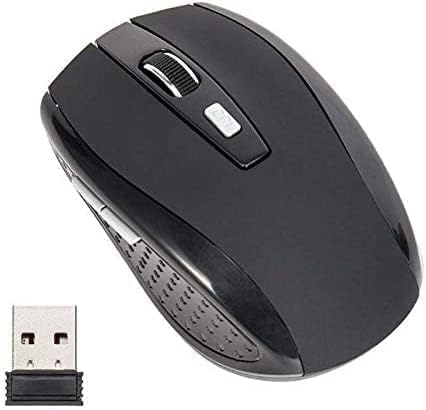 FANTIA 2.4GHz 1600DPI Wireless Optical Mouse Mice USB Receiver for Laptop PC Tablet Computer with USB Receiver