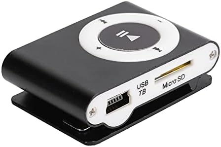 Zopsc-1 MP3 Portable BackClip Mini Player Music Player with Earphone and USB Cable,Lossless Sound Player Suitable