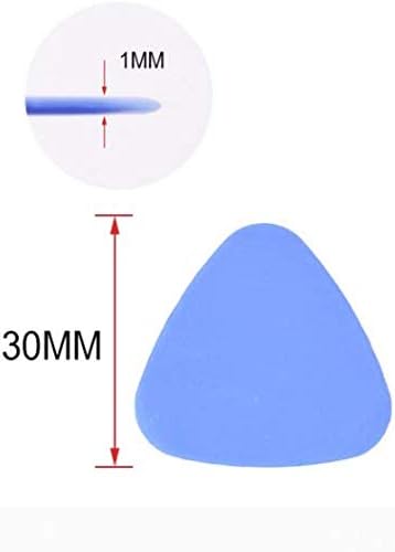 Deal Maniac 10 Piece Universal Triangle Plastic Pry Opening Tool for iPhone Mobile Phone Laptop Tablet LCD Screen Case