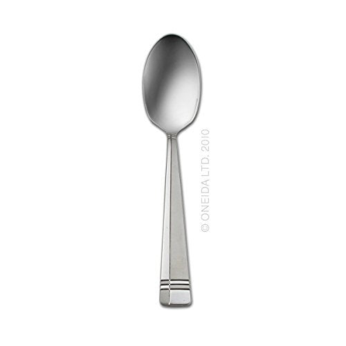 Oneida Silverware Set, Amsterdam 45-Piece Everyday Flatware Set, Service For 8, 18/0 Stainless Steel, Rust Resistant, Dishwasher Safe, Knives Spoons And Forks Set, Home And Kitchen (Silver, 45 Piece)