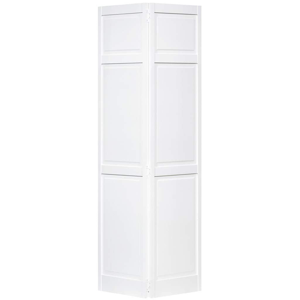 Closet Door, Bi-fold, 6-Panel Style Primed White 80x28