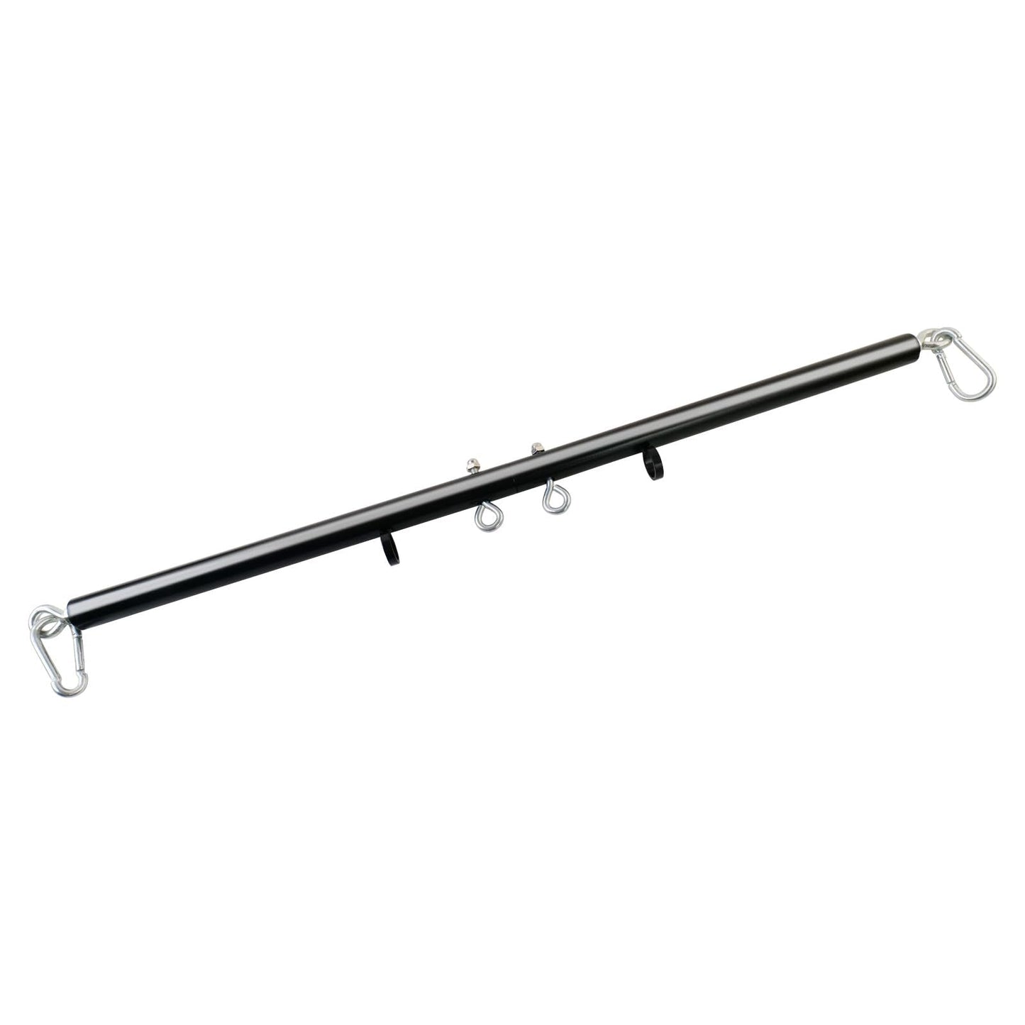 3 in 1 Heavy Duty Stainless Steel Expandable Black Spreader Bar,Workout Bar for Home Gym Training Bar,Portable Detachable Pilates Kit