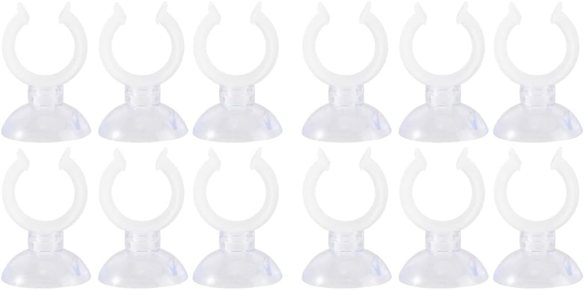 Uonlytech Candle Holders - 12 Pcs Suction Cup Tapered Candle Holders for Christmas Decor | Cone Stand