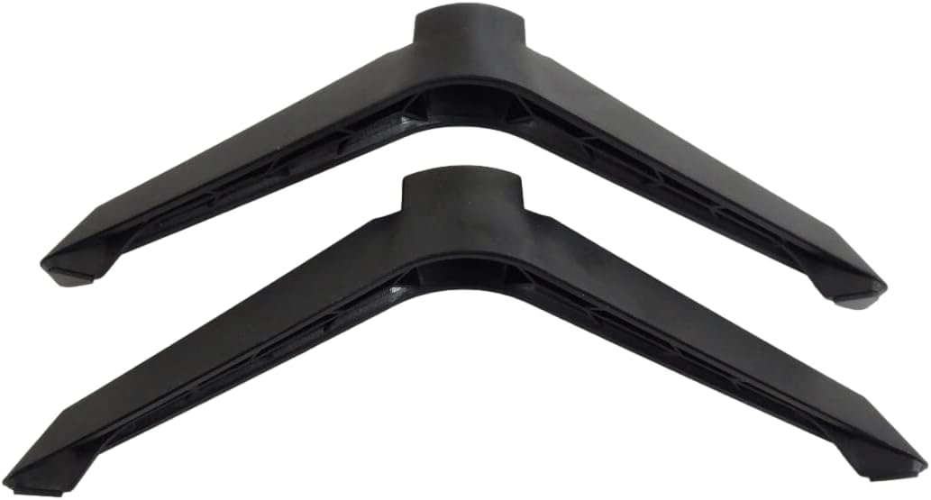 D32H-J09, 2 Pack, 16 inches TV Stand Legs for VIZIO Black, ABS Material, Modern Style, Easy to Assemble, Height