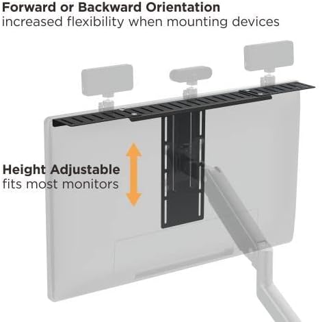 MDS12-3 (27.2" Mount Plus Wide All-In-One VESA Compatible Monitor Shelf for Device Organizer,Perfect for Online