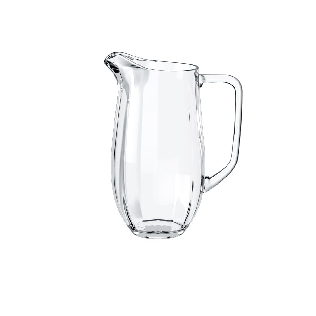 Villeroy & Boch Rose Garden Collection Water/Juice Pitcher, Size: Approx. 9. in, Volume Approx. 34 oz Crystal Glass Decanter, Dishwasher Safe, Carafe for Water, Iced Tea, & Lemonade, Made in Europe
