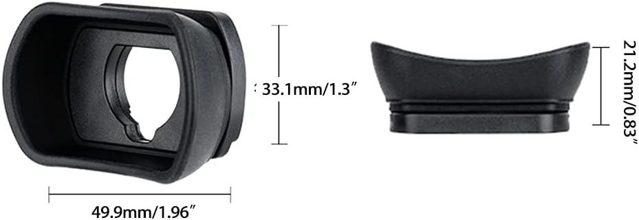 Whoasyst XT1 XT2 XH1 XT3 X-T4 GFX-50S GFX100S Camera Eyecup Eyepiece Viewfinder Eye Cup for Fuji EC-XT L EC-GFX EC-XT