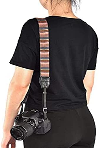 Eorefo Camera Strap Bohemia Camera Neck Strap Shoulder Belt Strap for Compact Digital Camera, Mirrorless Camera, Small