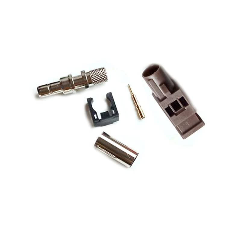 RG142 RG223 RF Coaxial Cable Connector, Fakra Video Connector F Male Cable Connector for Car XM Radio GPS Telematics