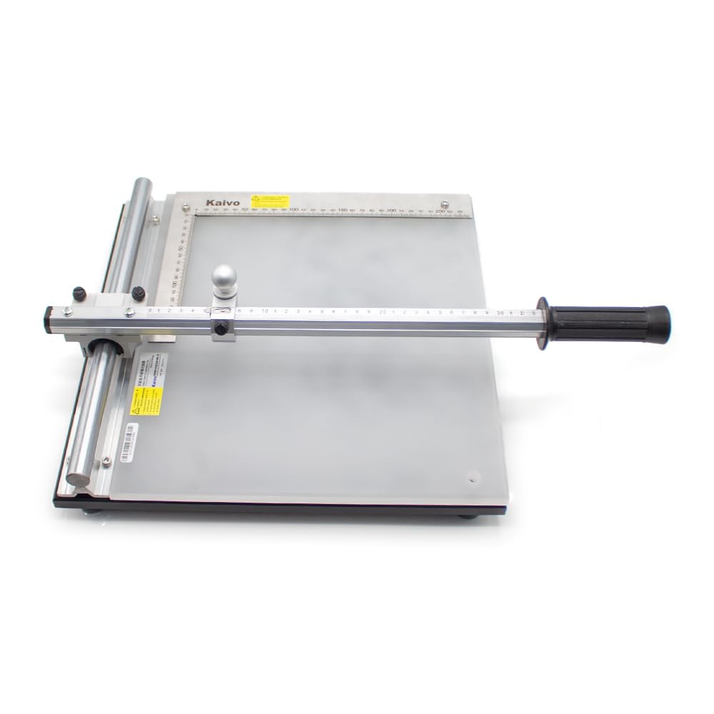 LeTkingok Glass Cutter Laboratory Use Glass Cutter Manual ITO Glass Based Silica Gel Board Cutting Machine 28x33CM (KVC370 Plus)