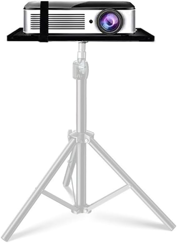 HANTAQ Mini Projector Laptop Notebook Tray, Projector Tray Platform Holder Pallet for Tripod Stand,Widely Use