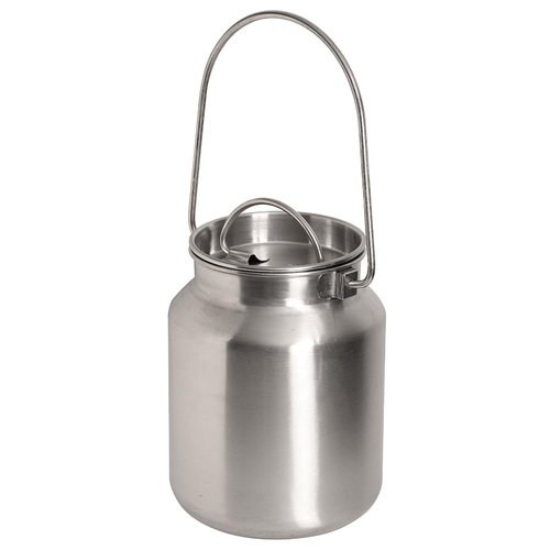 Lindy's Stainless Steel Seamless 1-Gallon Milk Jug, Milk Can, Milk Pail, Anti-Leak Liquid Storage Container with Tight Lid and Long Swivel Handle