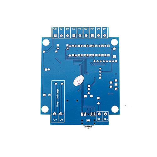 Lufasa MP3 12V 12W 4ohm 8ohm 8 Voice Player Module DC Power Amplifier Module Voice Module Music Alarm Prompter Trigger