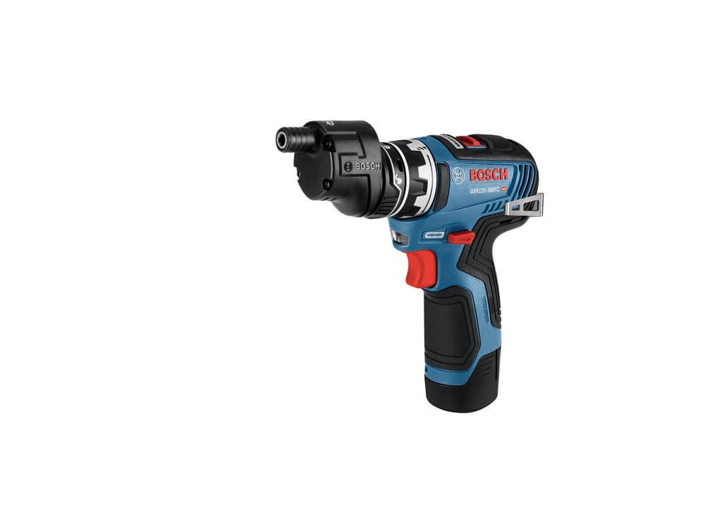 Bosch GSR12V-300FCB22 12V Max Drill/Driver with 5-In-1 Flexiclick® System with (2) 2.0 Ah Batteries