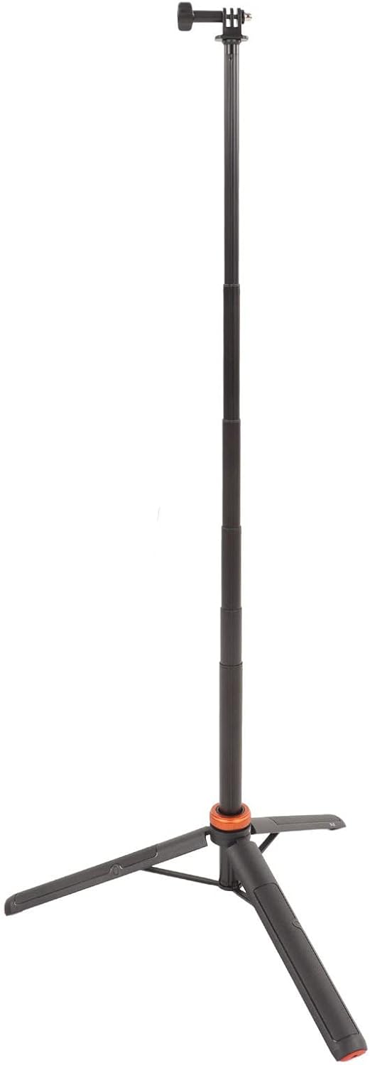 EVTSCAN Multifunctional Action Camera Stand with Adapter Retractable Tripod Foldable Selfie Stick