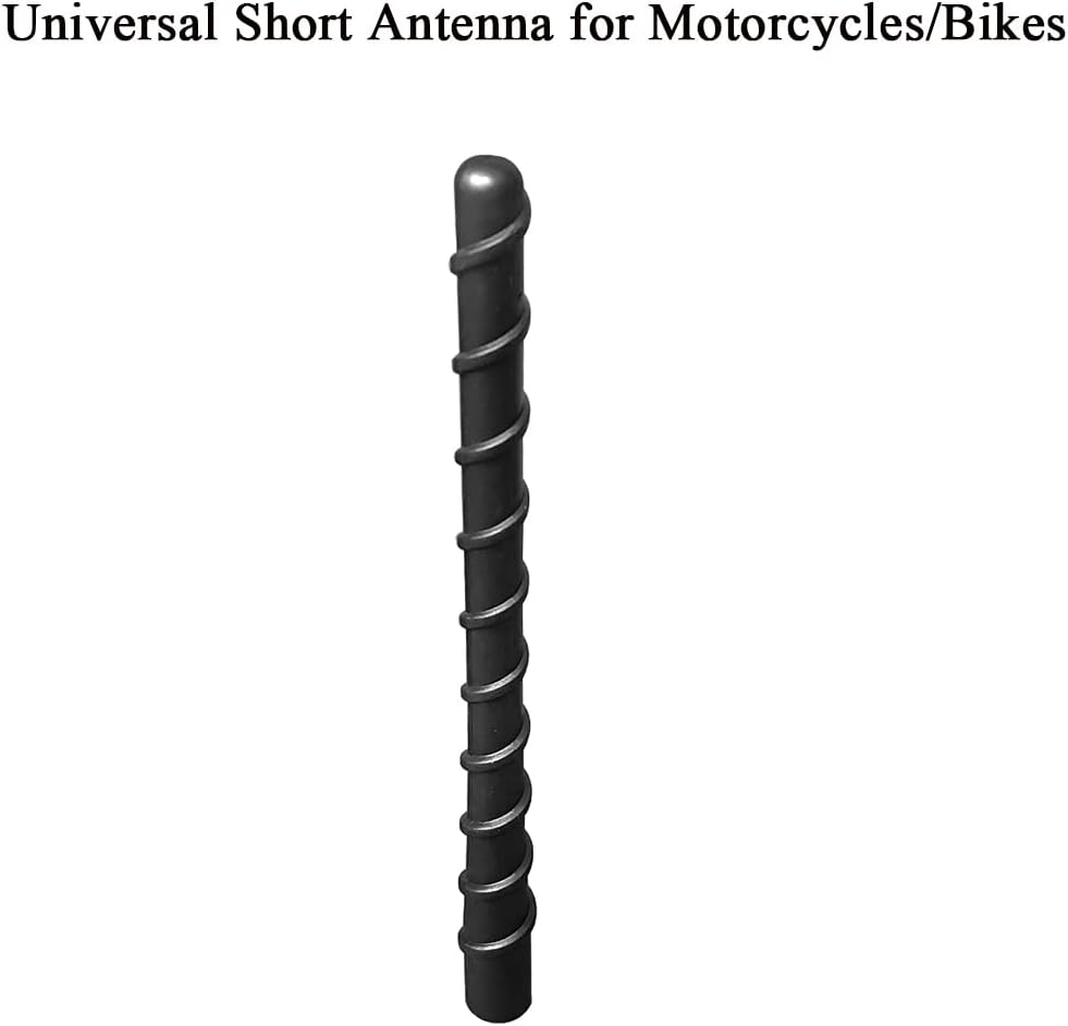 AMFRNE 7 Inches Motorcycle Short Antenna, Fit for Can-Am Spyder, Indian, Honda, BMW, Victory Select Motorcycles Models
