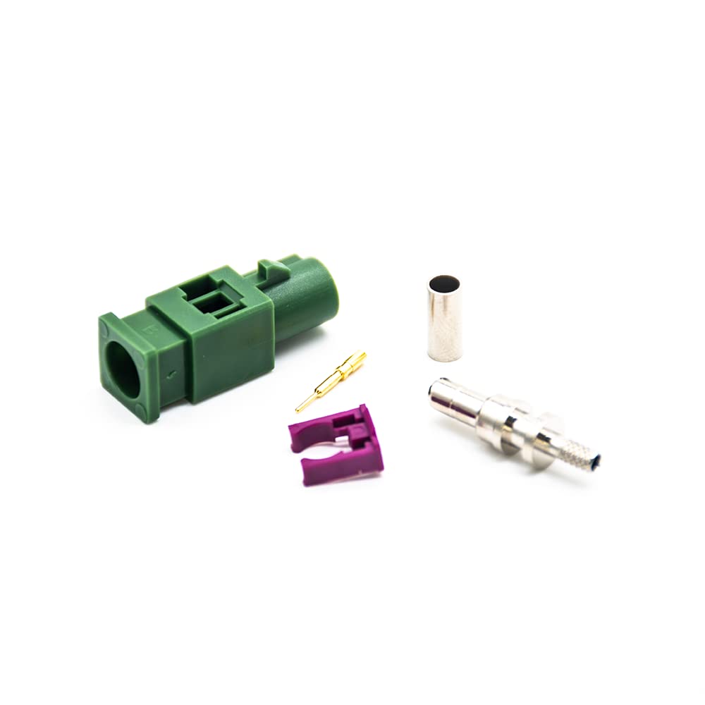 RG316 RG174 RF Coaxial Cable Connector, Fakra Video Connector E Male Cable Connector for Car XM Radio GPS Telematics