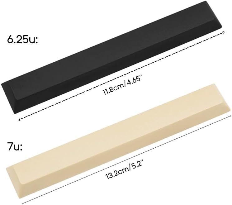 LINLIJIA 1 6.25U/7U 6.25U/7U Piece PBT Spacebar Keycap DSA Profile Keycaps for Mechanical Keyboard (MX switches, space)