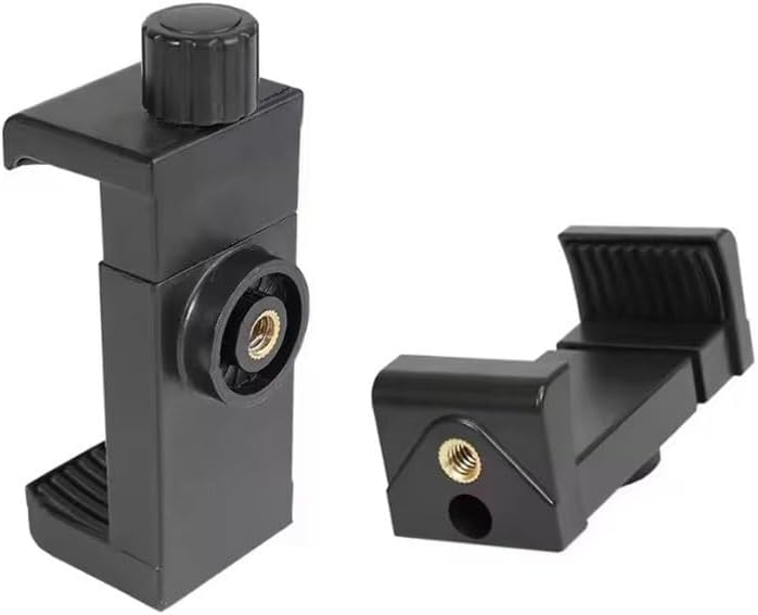 ThtRht 1/4'' Indoor Security Camera Ceiling Wood Beam Mount Stand with Clips Interior Door Frame Clasp Bracket Thread