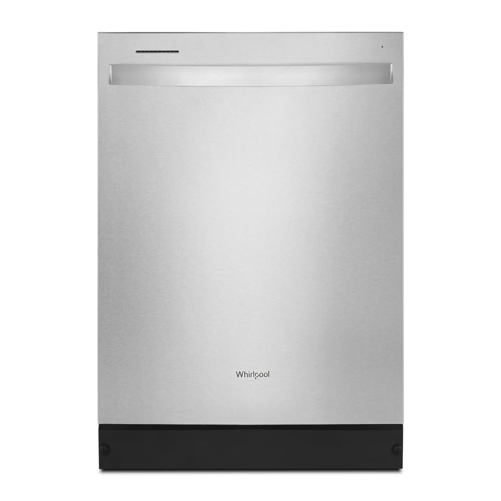 Whirlpool 24 Inch Fully Integrated Dishwasher with 14 Place Setting Capacity, 5 Wash Cycles, 55 dBA, Sani-Rinse, Quick Wash and Eco Series: Fingerprint Resistant Stainless Steel