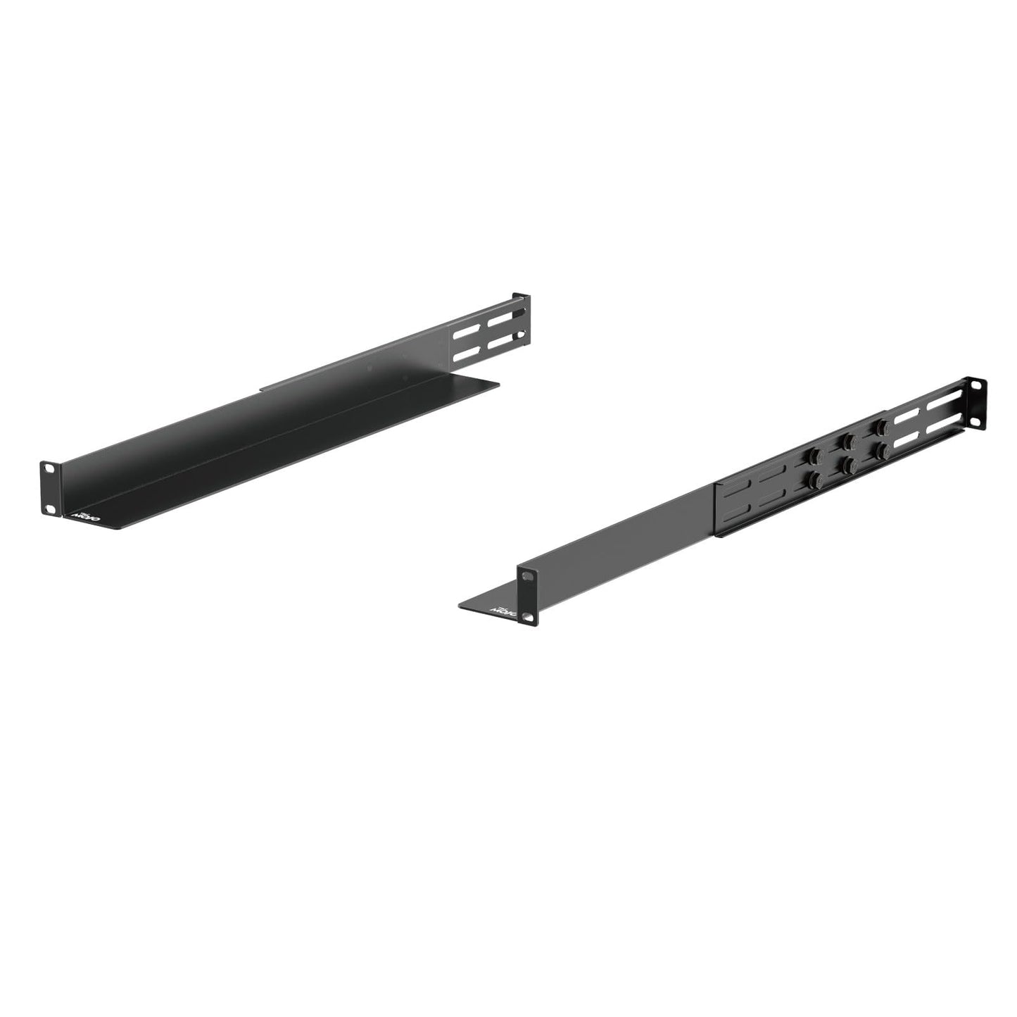 Tecmojo 1U Universal Rack Mount Rails,4-Post Server Rack Shelf Rail with 20.9"-32" Adjustable Depth Fit for Non-Rack Mountable Server/Networking/AV/IT Equipment