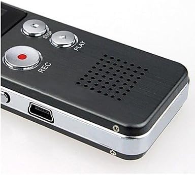 All U Want 8GB 650Hr MP3 Steel Digital Voice Recorder Dictaphone Player Telephone Recording -Gray