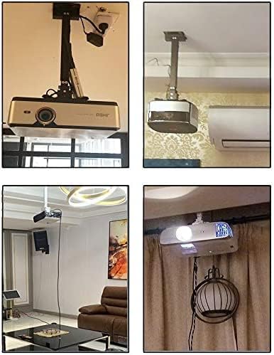 Coret 33 lbs Universal Projector Mount Adjustable Ceiling Wall Mount, Projector Extending Arms Mount for LCD/DLP Home