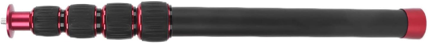 Cunyuer LR-255 13.2-42.5in 5 5kg, Camera Monopod, Extension Pole, Section Aluminium Alloy, Black, Supports Compatible