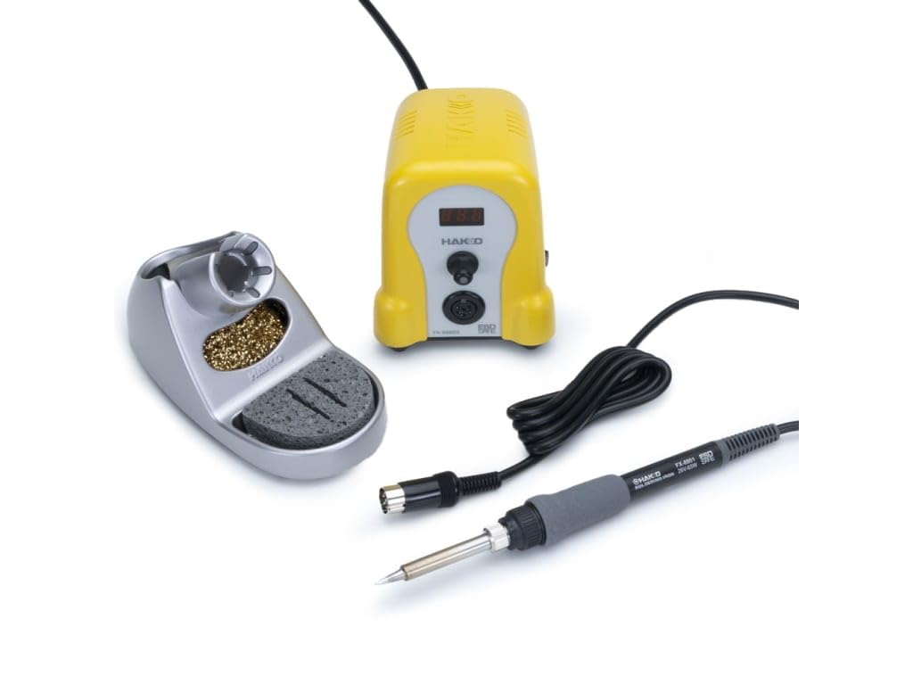 Hakko FX888DX-010YW - Digital Soldering Station with Rotary Encoder (Sunflower Yellow, 120V - North America Version)