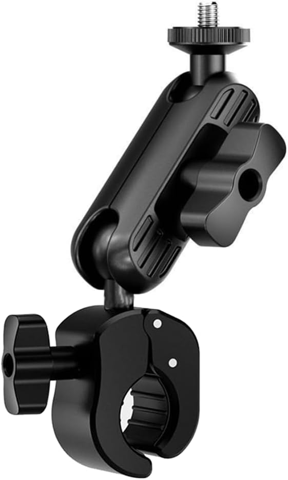 Ranyi 1/4" 6 5 4/ 13 12 11 10 9 8/ EK7000 4/ Adjustable Motorcycle Bike Handlebar Mount with Double Socket Arm Threads