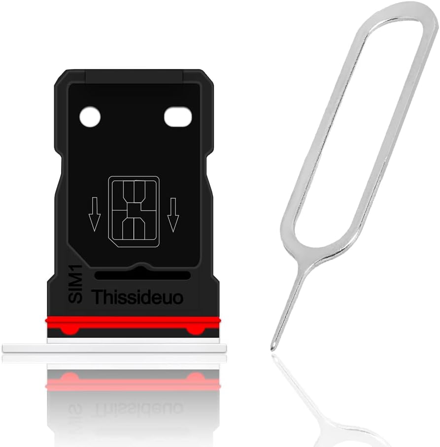 Generic 8 Lightweight Standard Portable Single SIM Card Tray Holder w/SIM Card Ejection Pin Compatible with OnePlus Pro