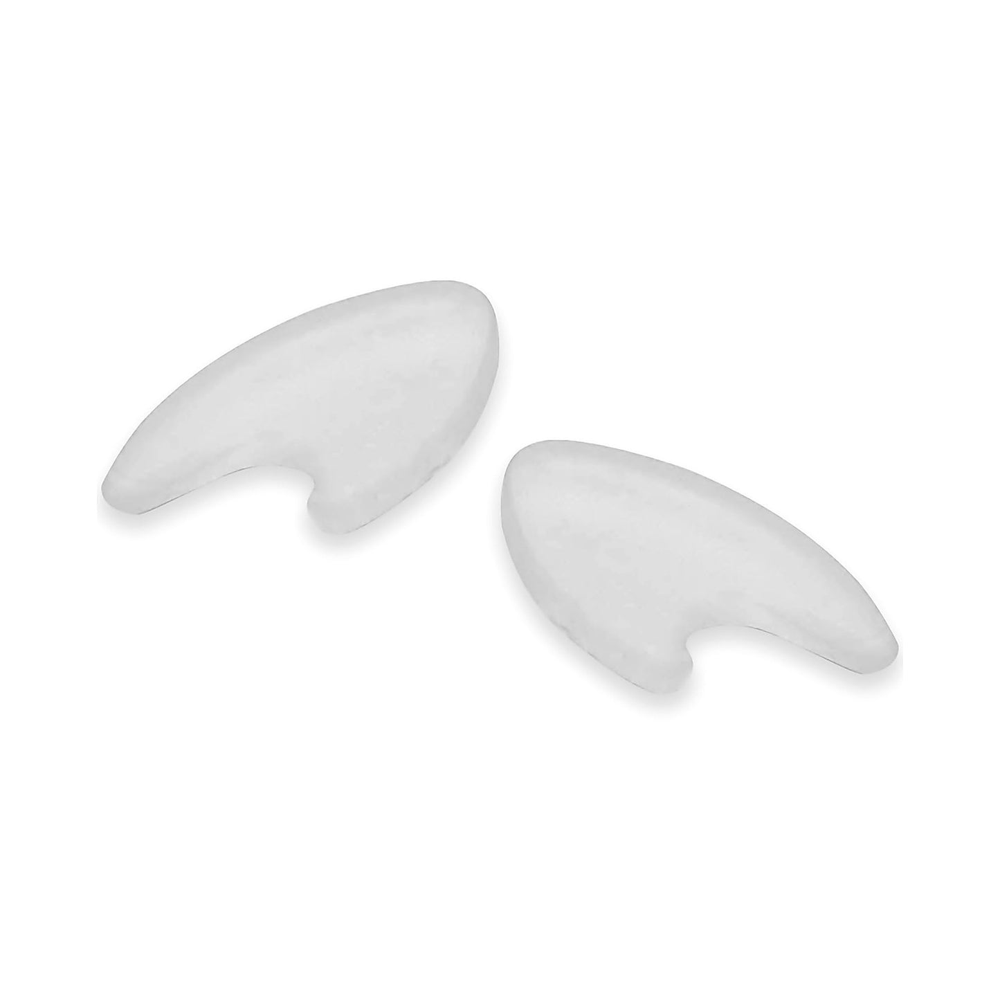 Silipos Gel Toe Spacers, 15 Pack, Soft Gel Separators for Women and Men, Alignment Support for Overlapping Digits, Corns, Bunions, Friction Relief, and Athletic Foot Care