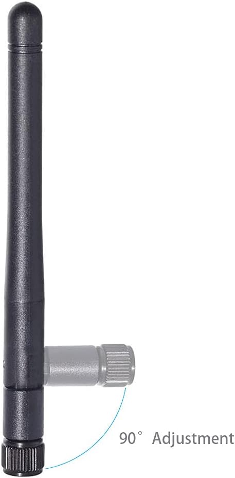 CORONIR 2.4GHz 5GHz 5.8GHz 3dBi 2Pack Dual Band WiFi MIMO RP-SMA Male Antenna for WiFi Router Signal Booster Repeater